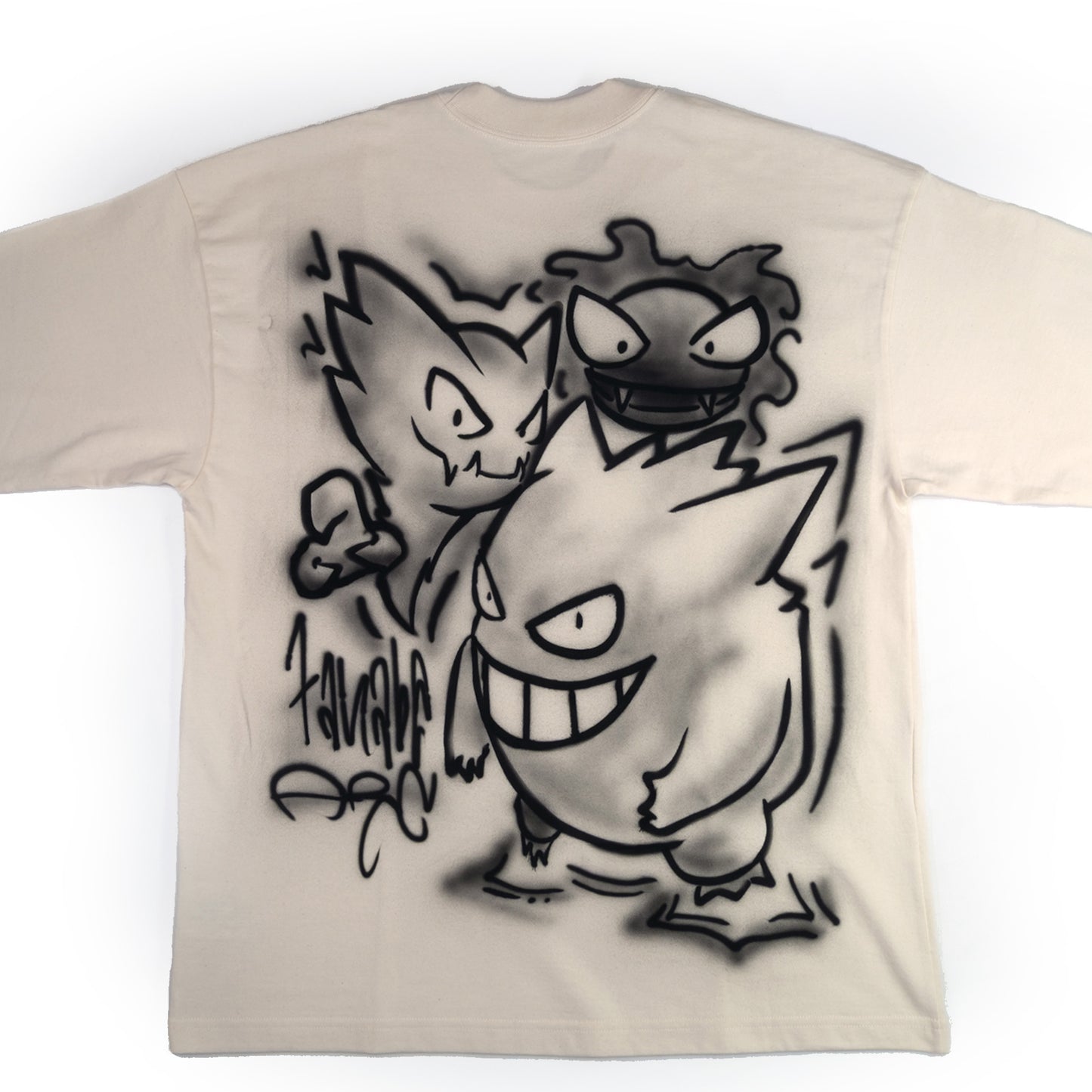 Airbrushed Ghosts (Oversized Boxy Tee)